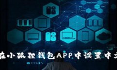 如何在小狐狸钱包APP中设置中文界面